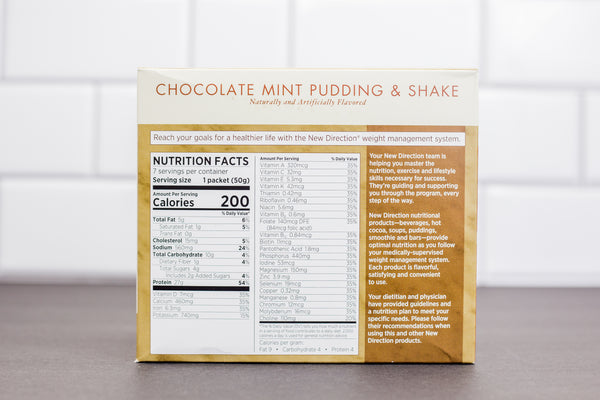 Chocolate Mint Pudding & Shake